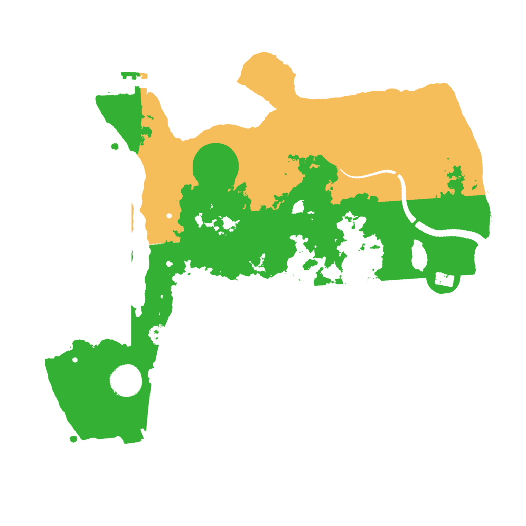 Biome Rust Map: Procedural Map, Size: 3000, Seed: 710017262