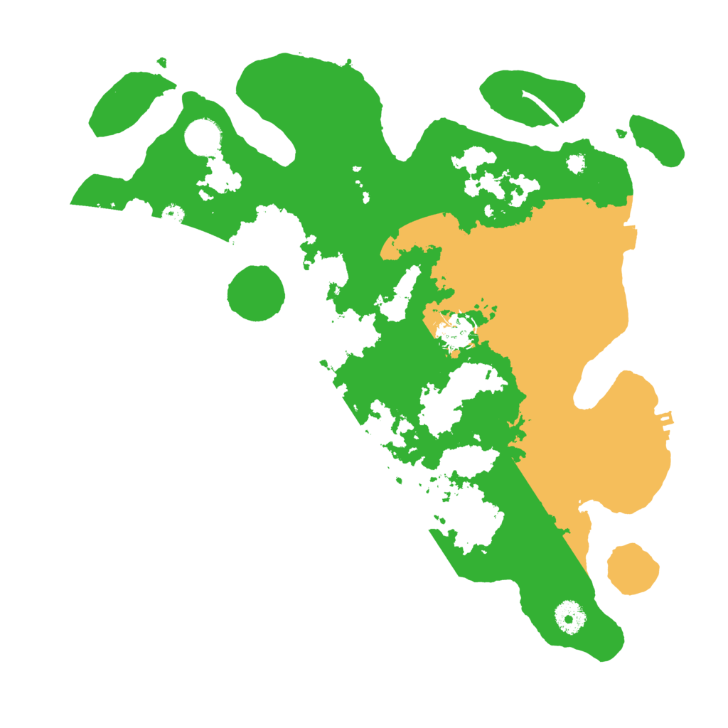 Biome Rust Map: Procedural Map, Size: 3500, Seed: 2202028