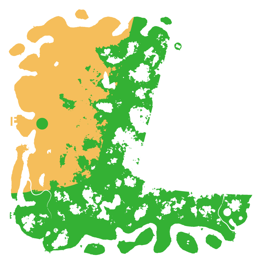 Biome Rust Map: Procedural Map, Size: 6000, Seed: 1906515491
