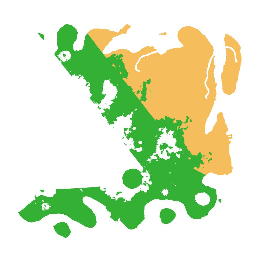 Biome Rust Map: Procedural Map, Size: 3500, Seed: 1221701482