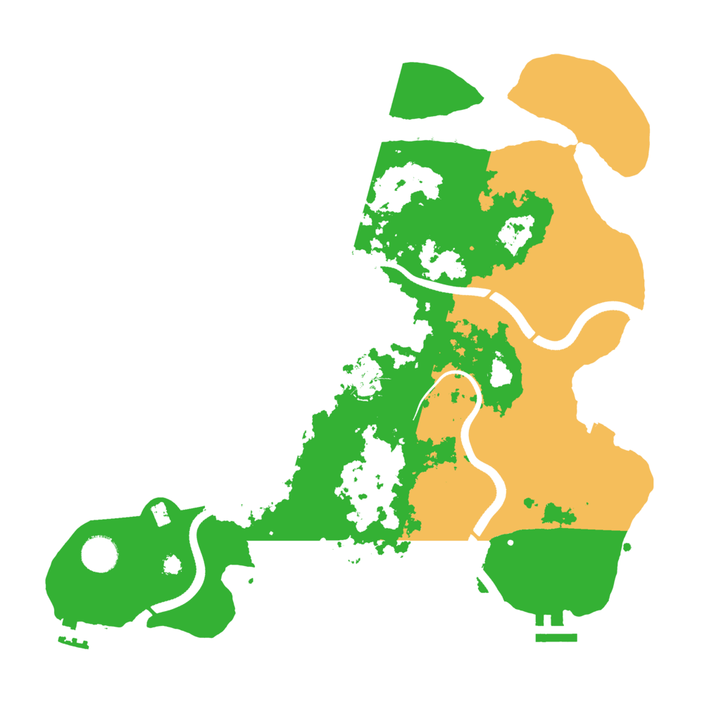 Biome Rust Map: Procedural Map, Size: 3500, Seed: 337337