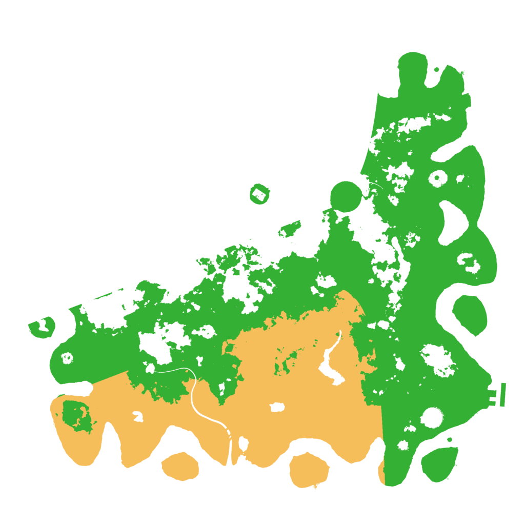 Biome Rust Map: Procedural Map, Size: 4500, Seed: 1963340565