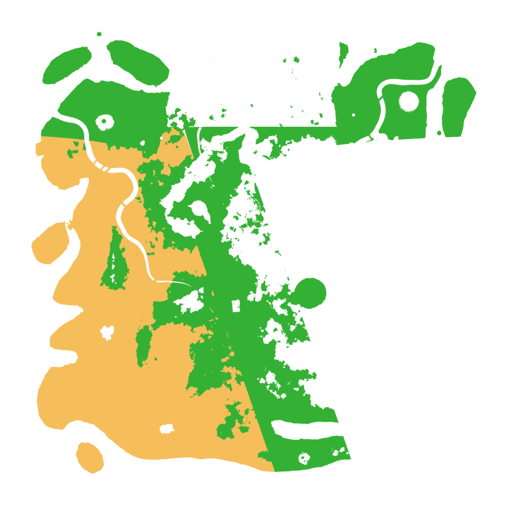 Biome Rust Map: Procedural Map, Size: 4500, Seed: 1909317111