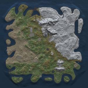 Thumbnail Rust Map: Procedural Map, Size: 5000, Seed: 957117079, 19 Monuments