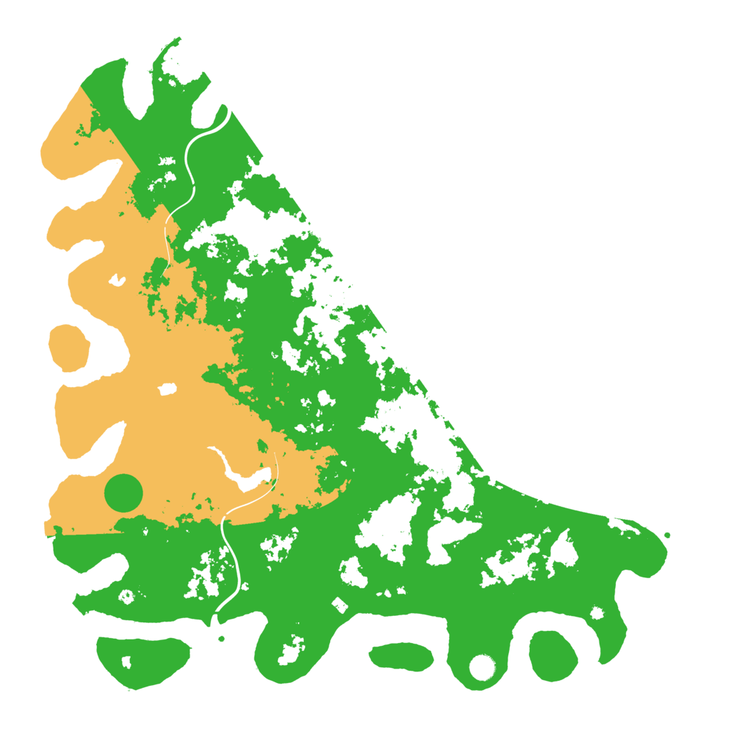 Biome Rust Map: Procedural Map, Size: 5000, Seed: 957117079
