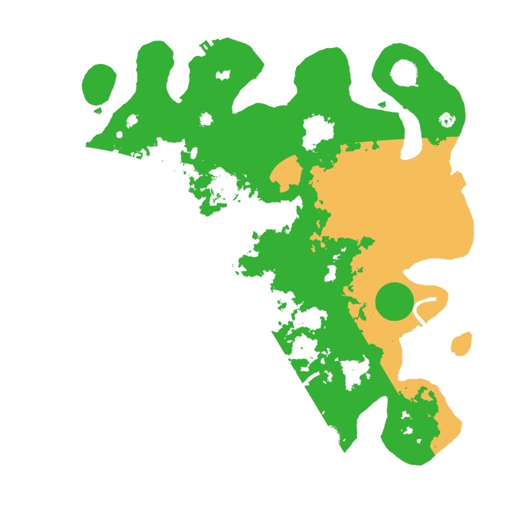 Biome Rust Map: Procedural Map, Size: 3500, Seed: 1282610014