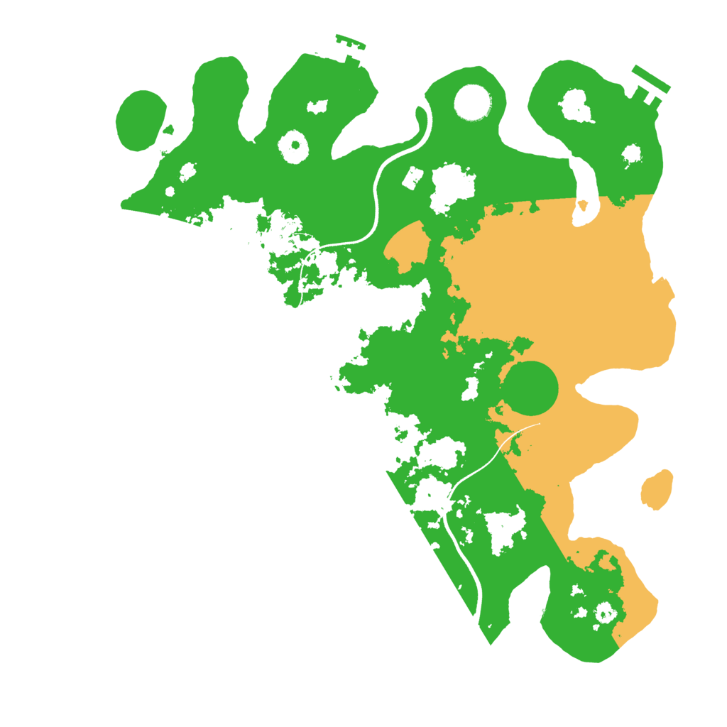 Biome Rust Map: Procedural Map, Size: 3500, Seed: 1282610014