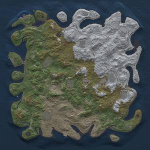 Thumbnail Rust Map: Procedural Map, Size: 4500, Seed: 7062024, 19 Monuments