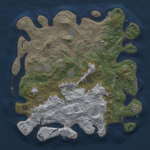 Thumbnail Rust Map: Procedural Map, Size: 4250, Seed: 178687995, 18 Monuments