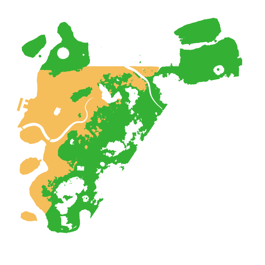 Biome Rust Map: Procedural Map, Size: 4000, Seed: 1989001587