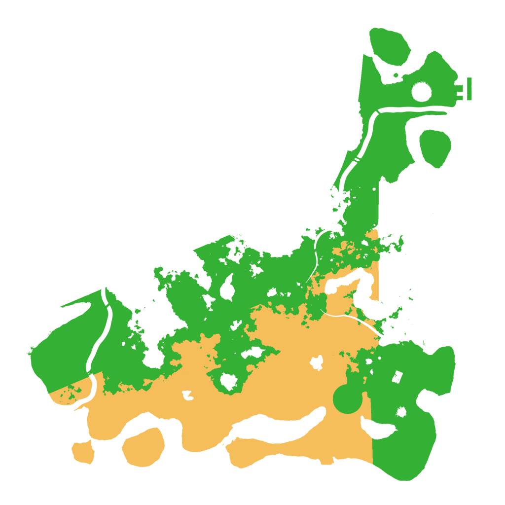Biome Rust Map: Procedural Map, Size: 4500, Seed: 9035768