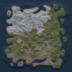 Thumbnail Rust Map: Procedural Map, Size: 4500, Seed: 9035768, 19 Monuments