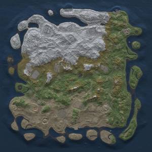 Thumbnail Rust Map: Procedural Map, Size: 4750, Seed: 625161896, 19 Monuments