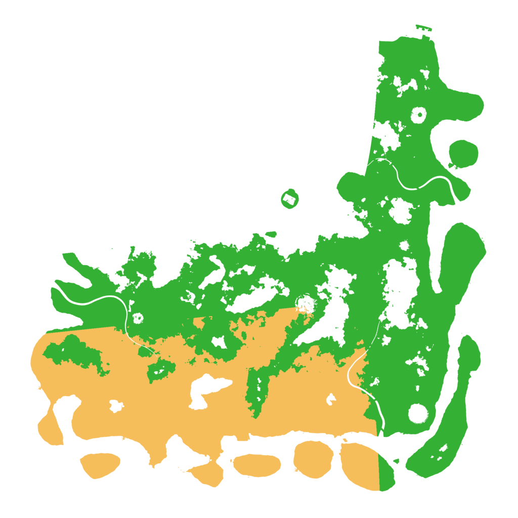 Biome Rust Map: Procedural Map, Size: 4750, Seed: 625161896