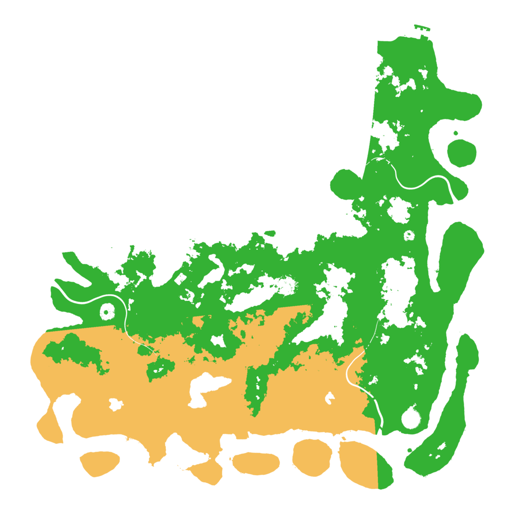 Biome Rust Map: Procedural Map, Size: 4750, Seed: 625161896