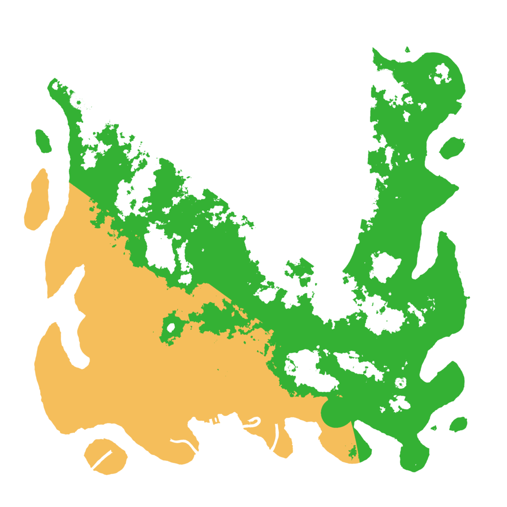 Biome Rust Map: Procedural Map, Size: 4500, Seed: 17364506