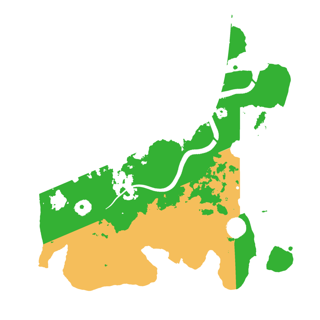 Biome Rust Map: Procedural Map, Size: 3000, Seed: 29865