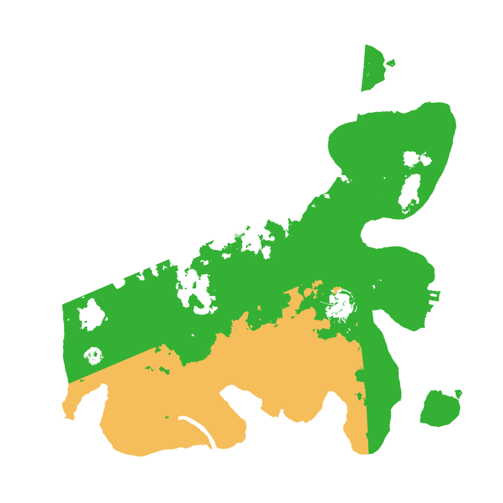 Biome Rust Map: Procedural Map, Size: 3000, Seed: 29865