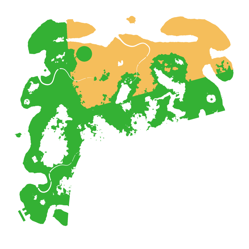 Biome Rust Map: Procedural Map, Size: 4250, Seed: 727854766