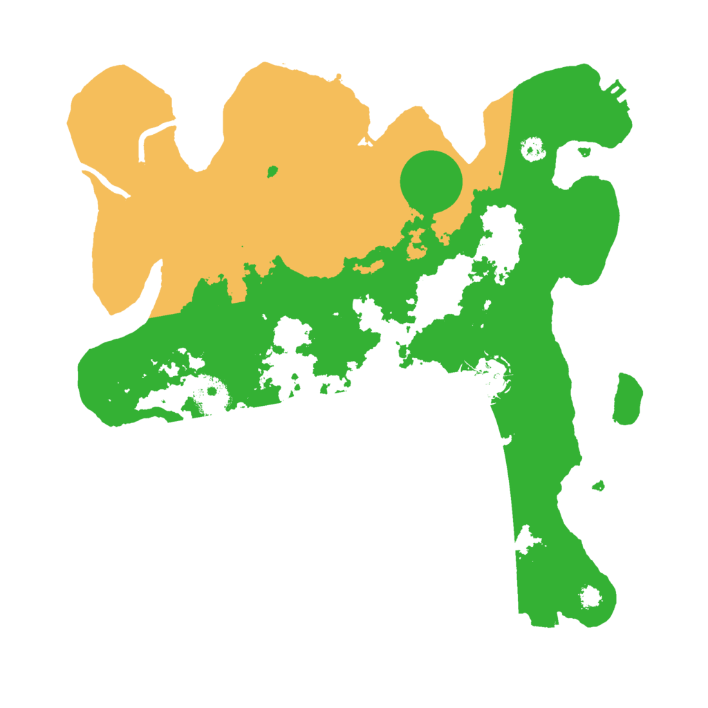 Biome Rust Map: Procedural Map, Size: 3000, Seed: 64078238