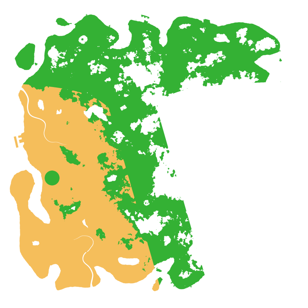 Biome Rust Map: Procedural Map, Size: 5500, Seed: 276550000