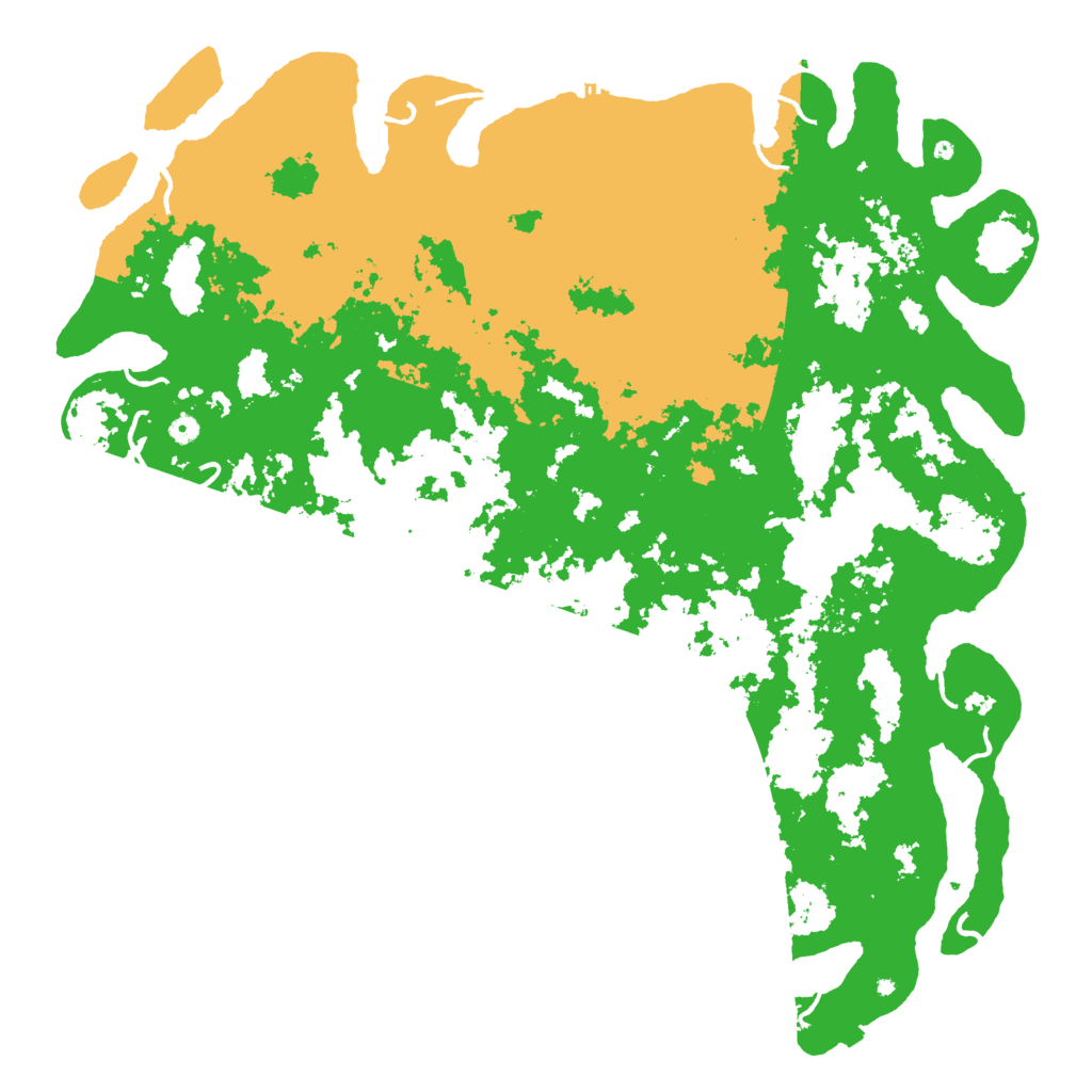 Biome Rust Map: Procedural Map, Size: 5800, Seed: 623699600