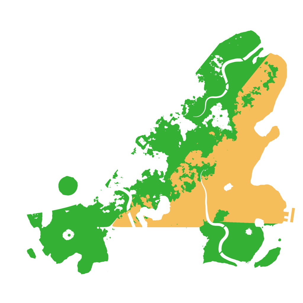 Biome Rust Map: Procedural Map, Size: 4250, Seed: 110810994