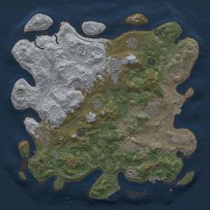 Thumbnail Rust Map: Procedural Map, Size: 4250, Seed: 110810994, 19 Monuments