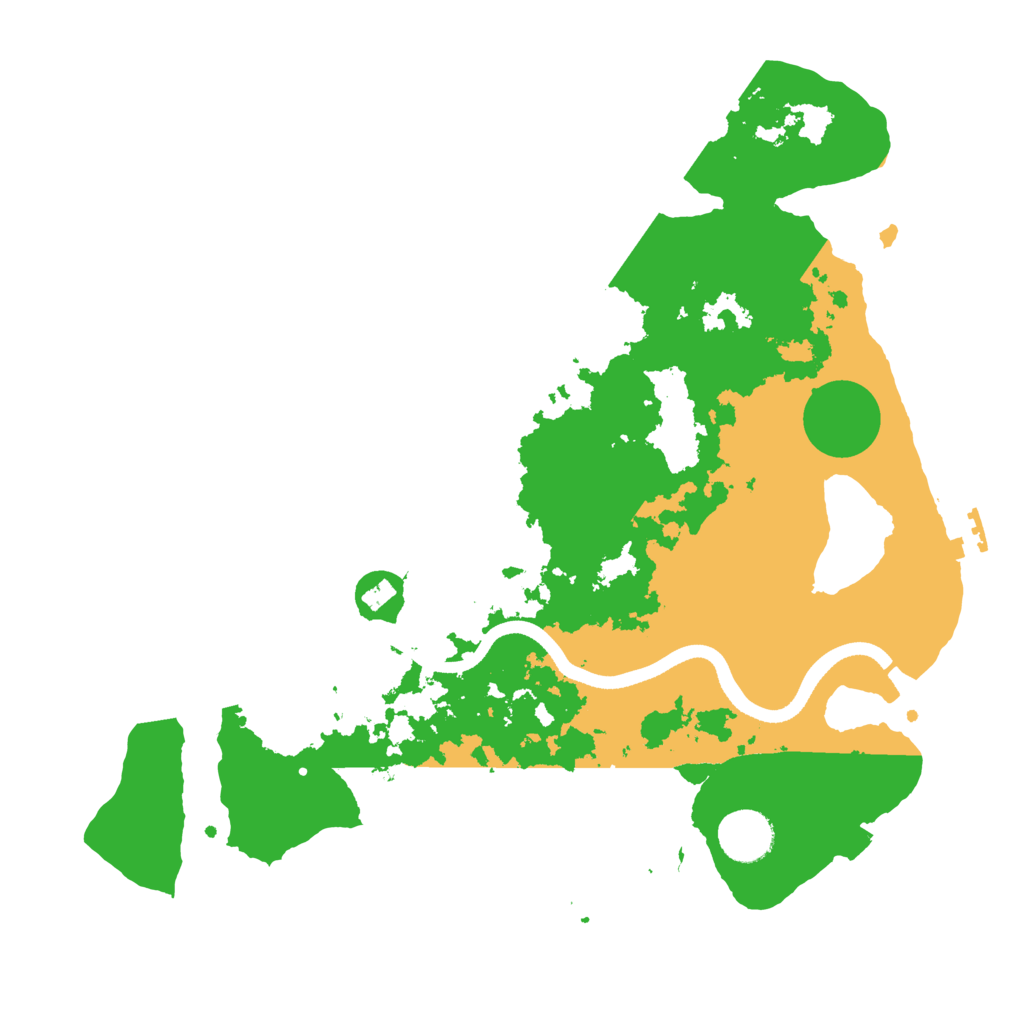 Biome Rust Map: Procedural Map, Size: 3500, Seed: 1723972608