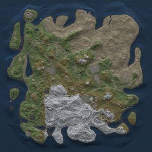 Thumbnail Rust Map: Procedural Map, Size: 4250, Seed: 1056485385, 19 Monuments