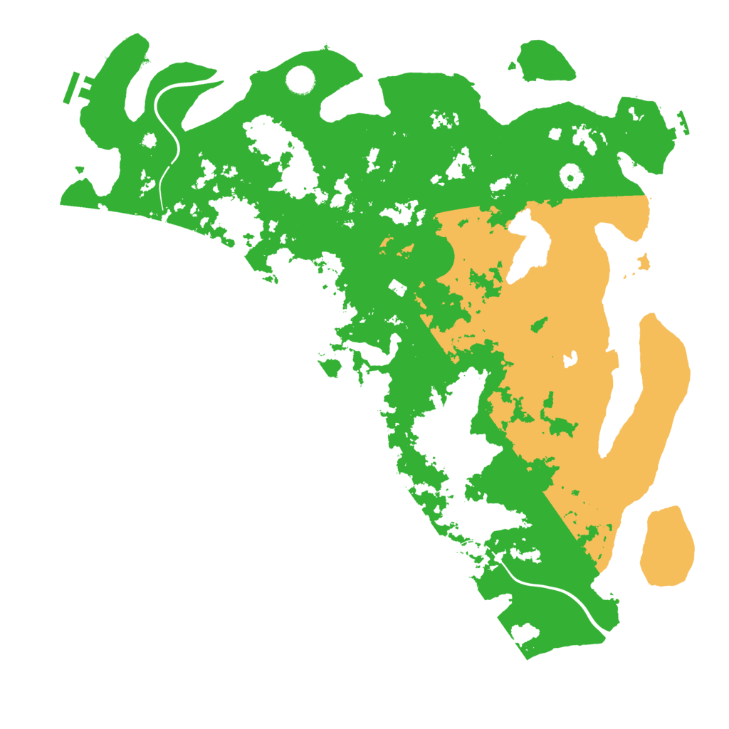 Biome Rust Map: Procedural Map, Size: 4500, Seed: 744604452