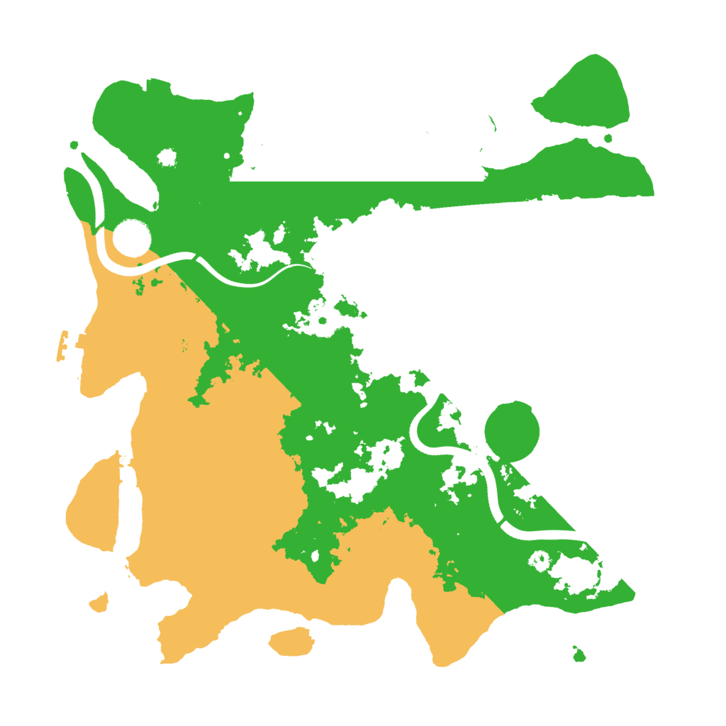 Biome Rust Map: Procedural Map, Size: 3500, Seed: 1350524278