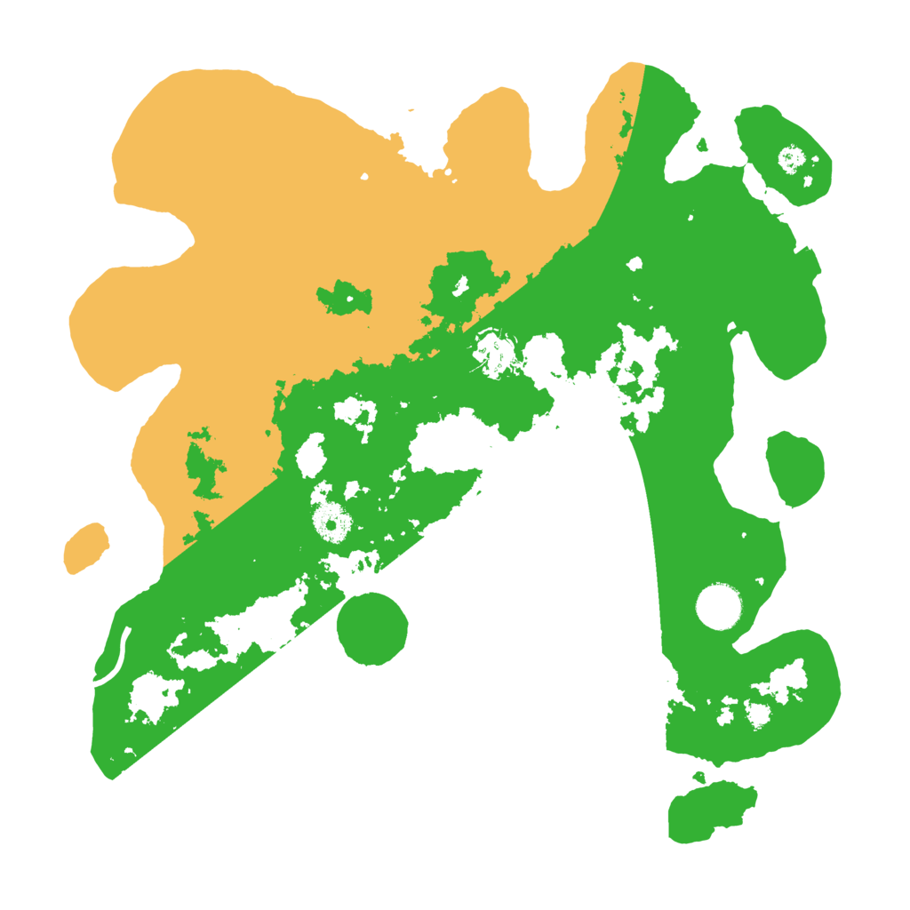 Biome Rust Map: Procedural Map, Size: 3500, Seed: 120444444