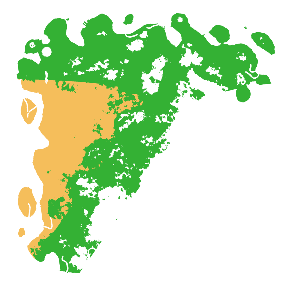Biome Rust Map: Procedural Map, Size: 5404, Seed: 5301