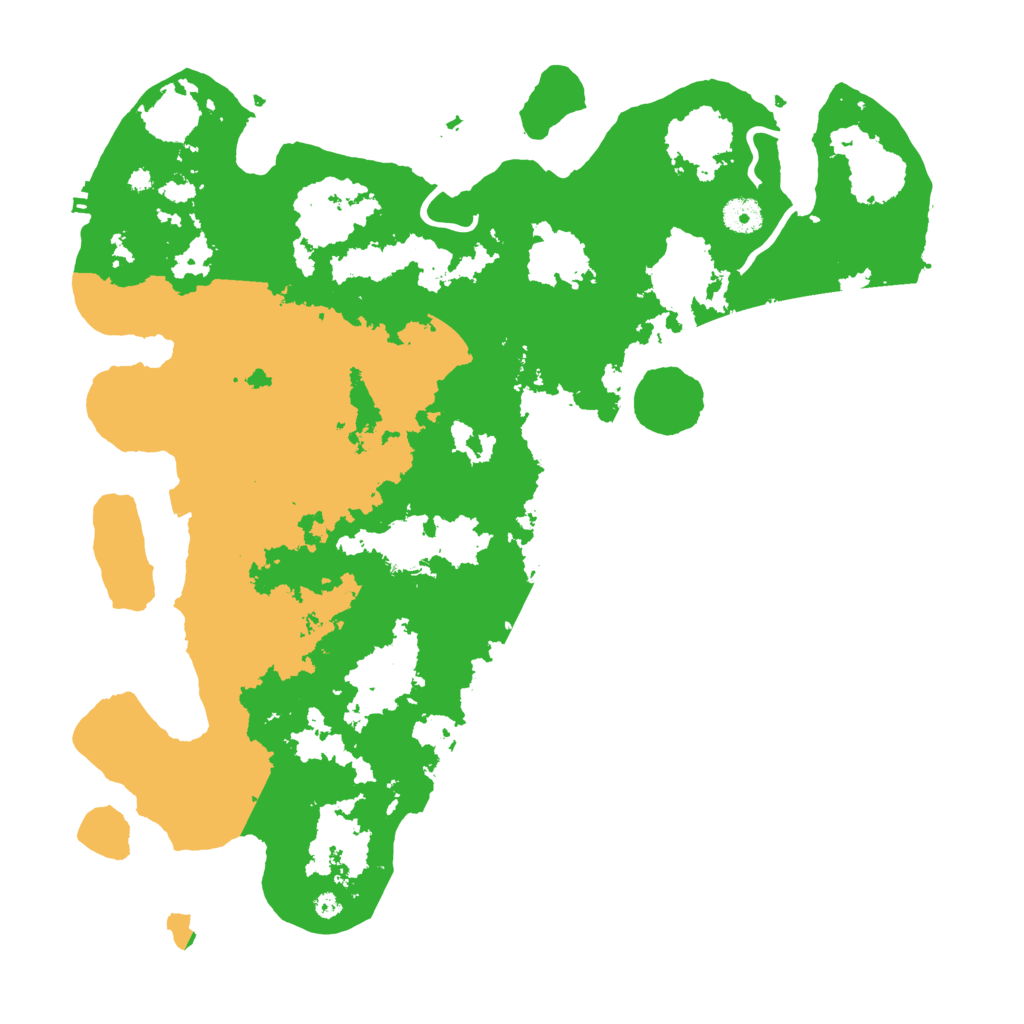 Biome Rust Map: Procedural Map, Size: 4100, Seed: 82224675