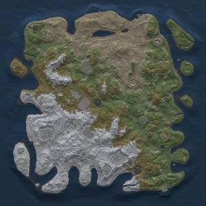 Thumbnail Rust Map: Procedural Map, Size: 4250, Seed: 1298551936, 18 Monuments