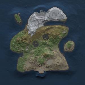 Thumbnail Rust Map: Procedural Map, Size: 2000, Seed: 424445, 7 Monuments