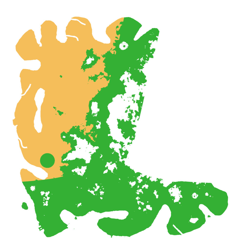 Biome Rust Map: Procedural Map, Size: 4500, Seed: 22524954