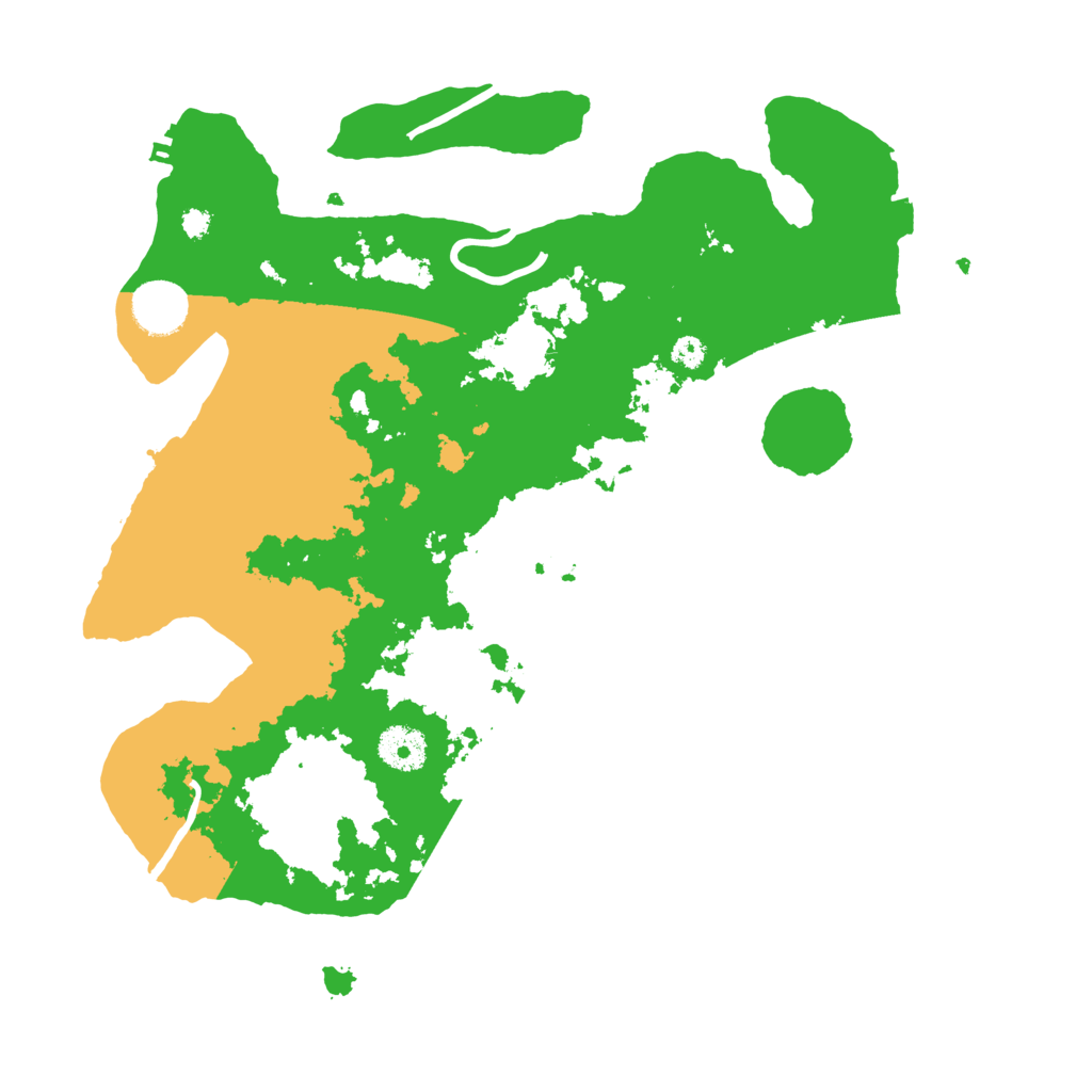 Biome Rust Map: Procedural Map, Size: 3500, Seed: 2087883806