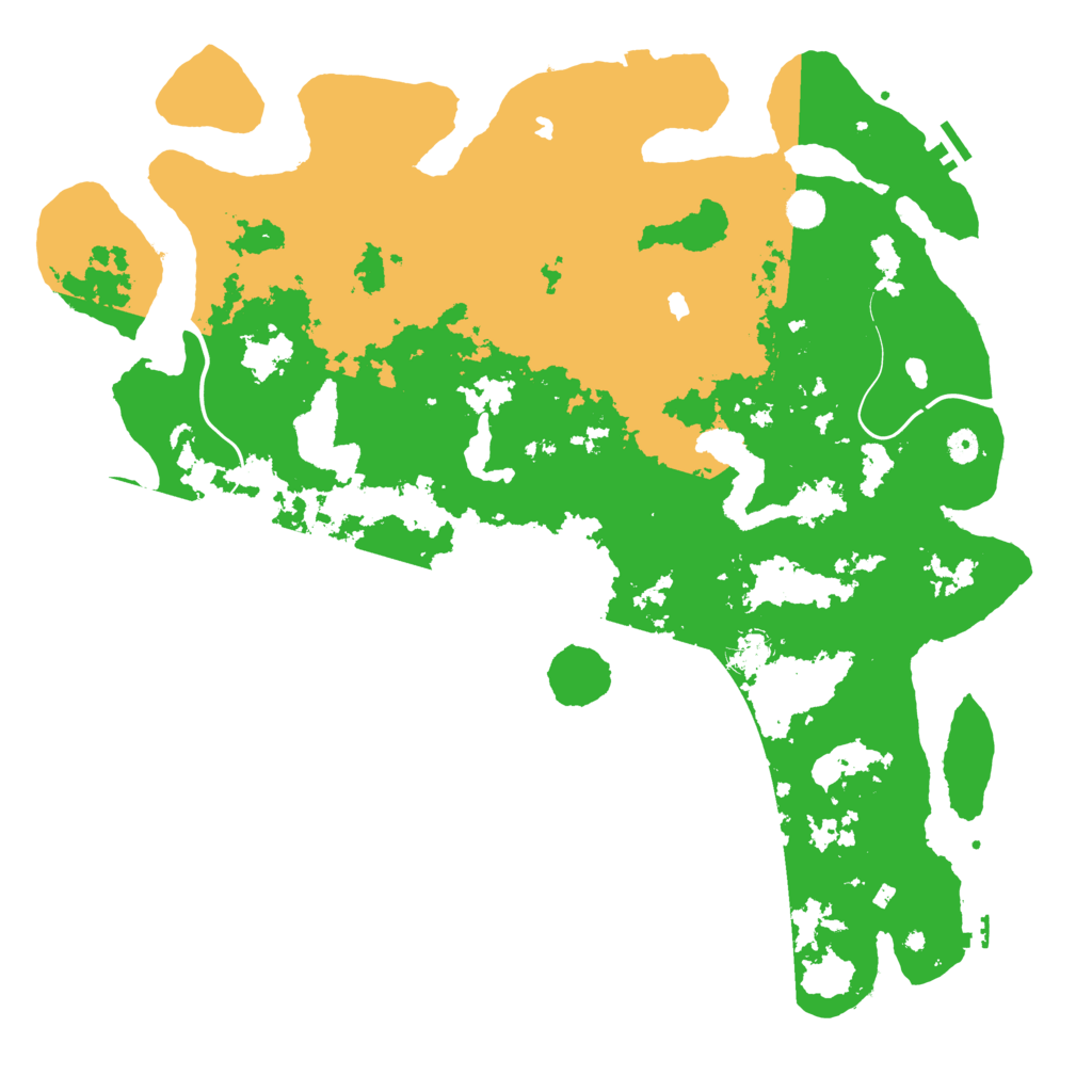 Biome Rust Map: Procedural Map, Size: 5000, Seed: 1974388415