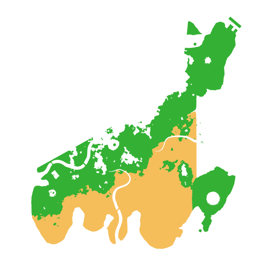 Biome Rust Map: Procedural Map, Size: 3600, Seed: 397353651