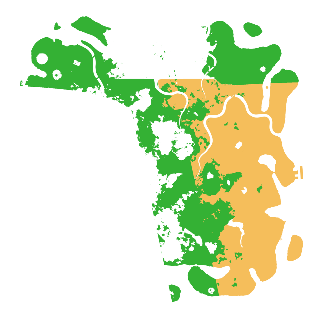 Biome Rust Map: Procedural Map, Size: 5000, Seed: 979623619