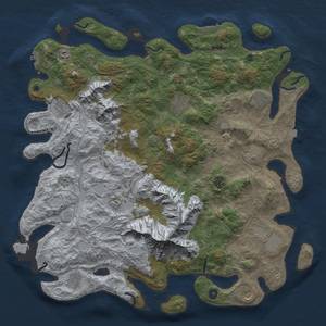 Thumbnail Rust Map: Procedural Map, Size: 5000, Seed: 979623619, 19 Monuments