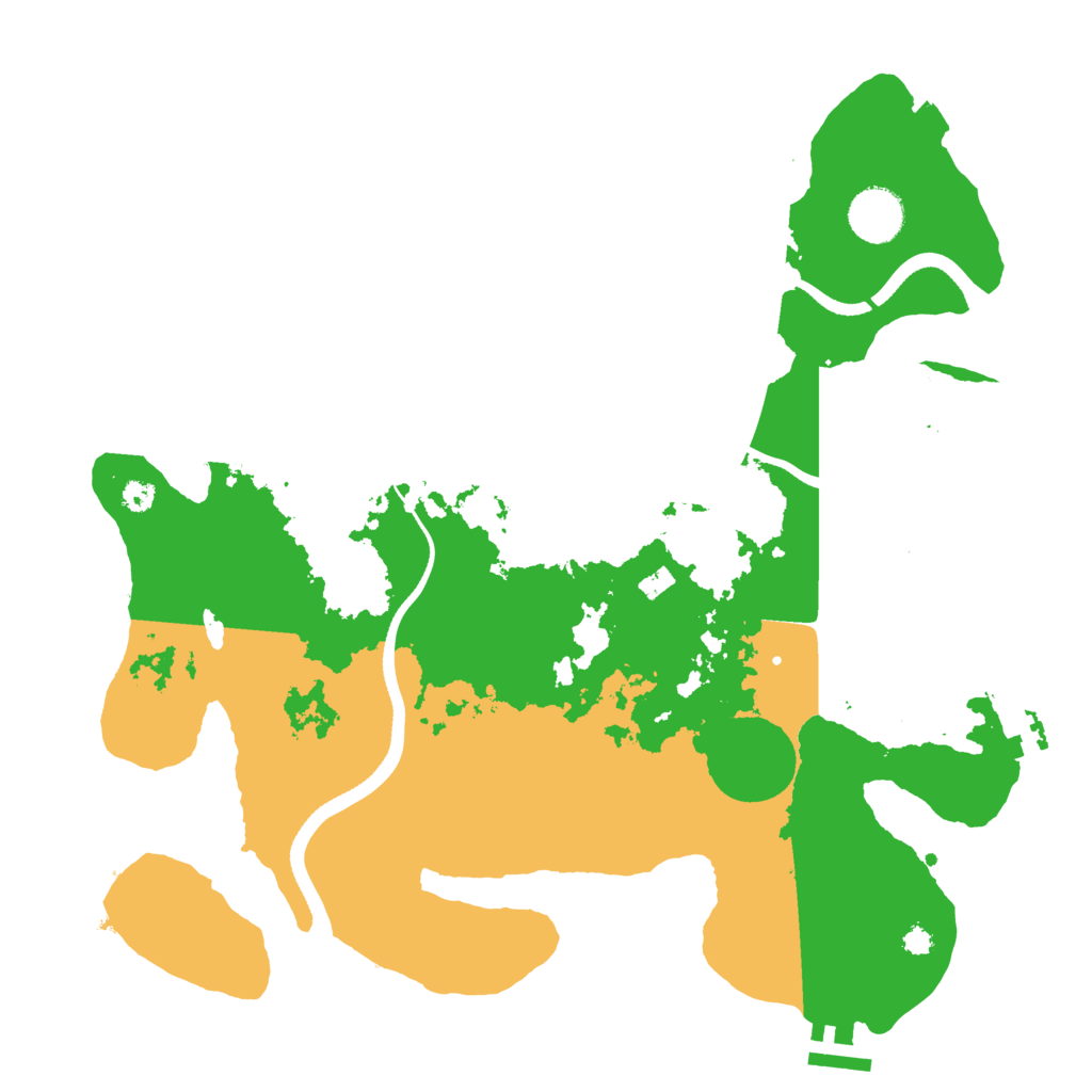 Biome Rust Map: Procedural Map, Size: 3500, Seed: 1188104764