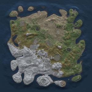 Thumbnail Rust Map: Procedural Map, Size: 3850, Seed: 62642583, 18 Monuments