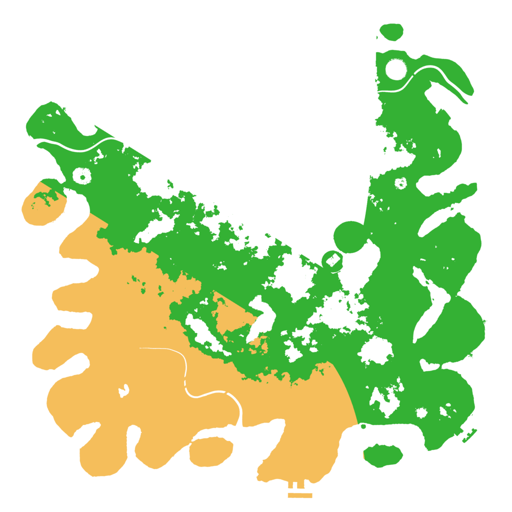 Biome Rust Map: Procedural Map, Size: 4250, Seed: 79196197
