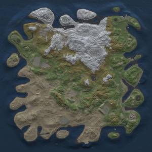 Thumbnail Rust Map: Procedural Map, Size: 4250, Seed: 79196197, 18 Monuments