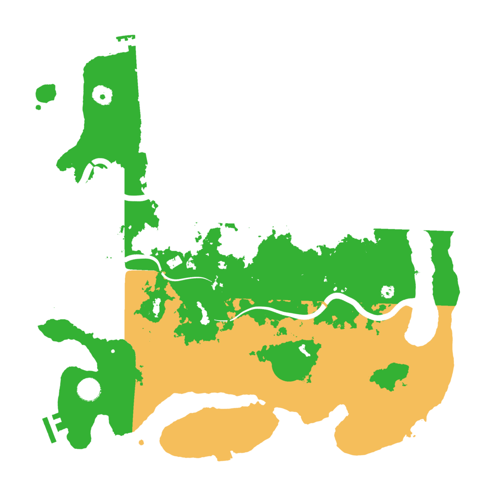 Biome Rust Map: Procedural Map, Size: 3800, Seed: 422009