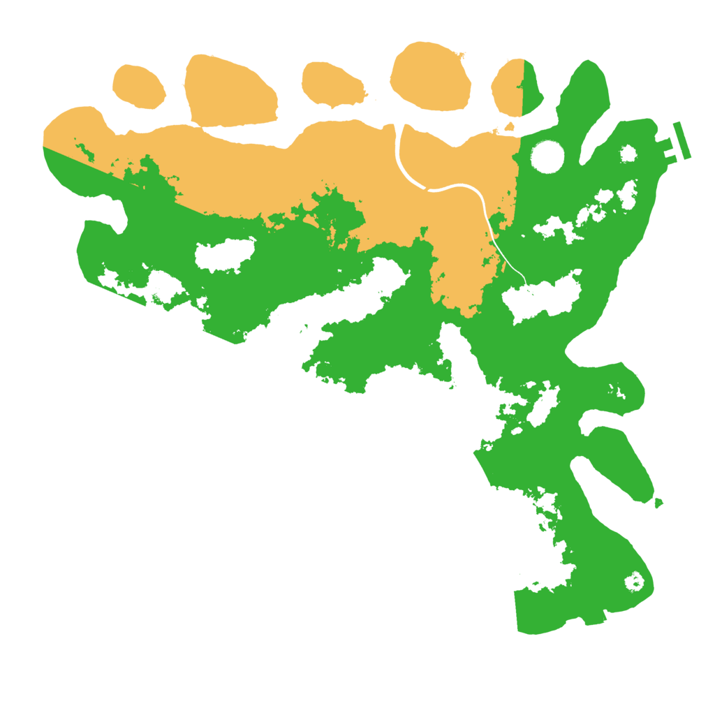 Biome Rust Map: Procedural Map, Size: 3800, Seed: 1706212708