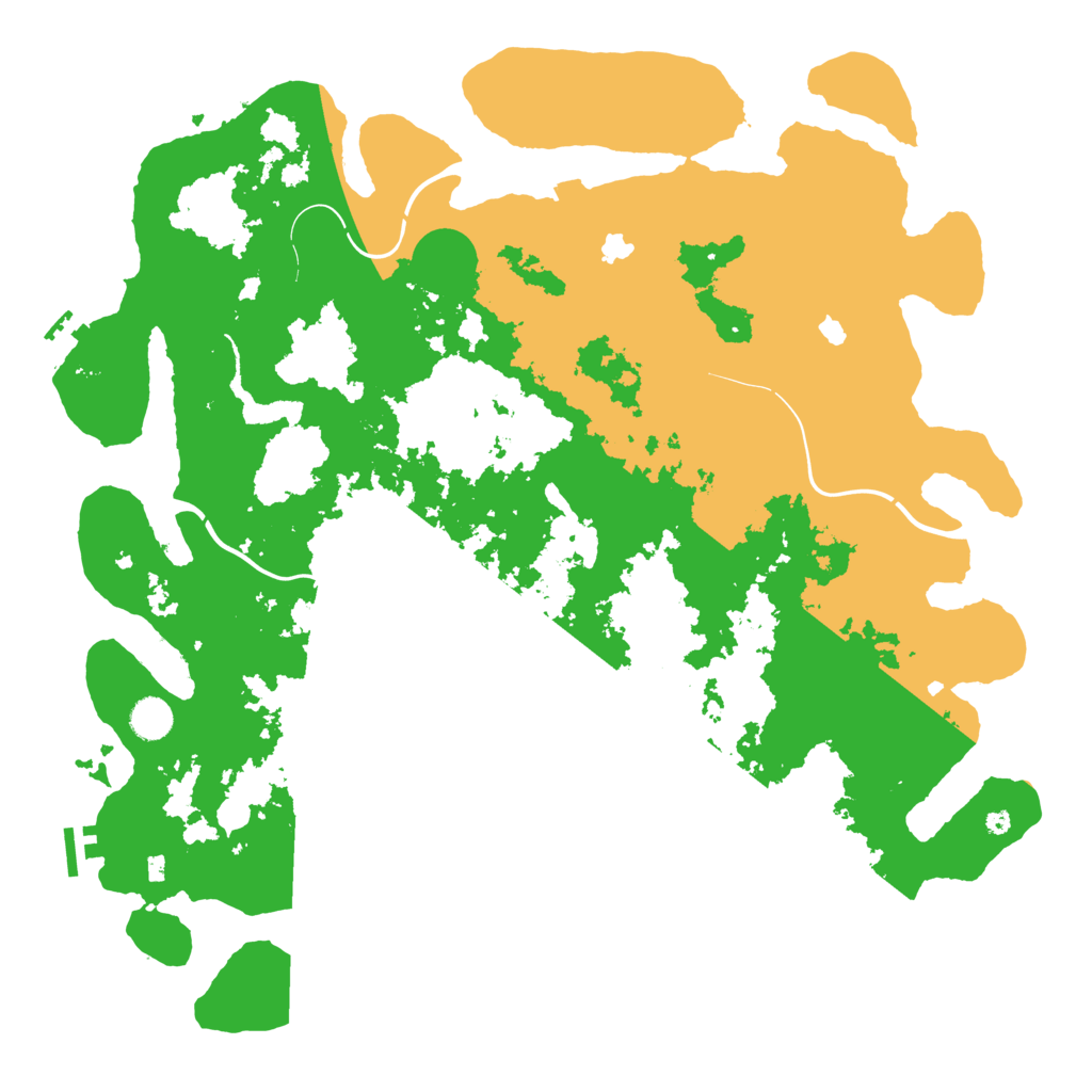 Biome Rust Map: Procedural Map, Size: 4500, Seed: 84631671